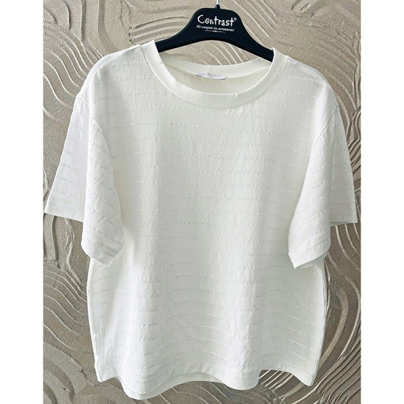 Блуза к.р. овърсайз "Contrast" м.601 792-4 /128-146/ в екрю